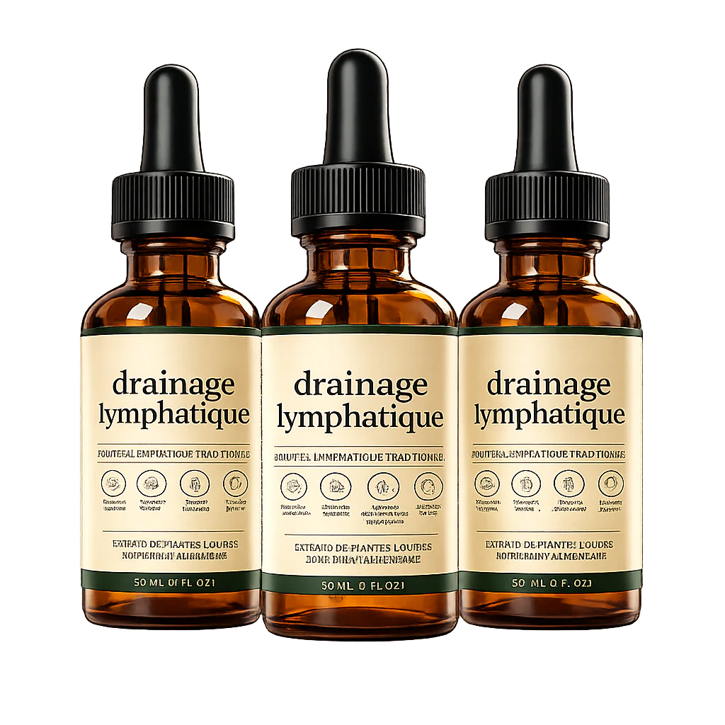 3 Flacons | Drainant Lymphatique | 90 jours